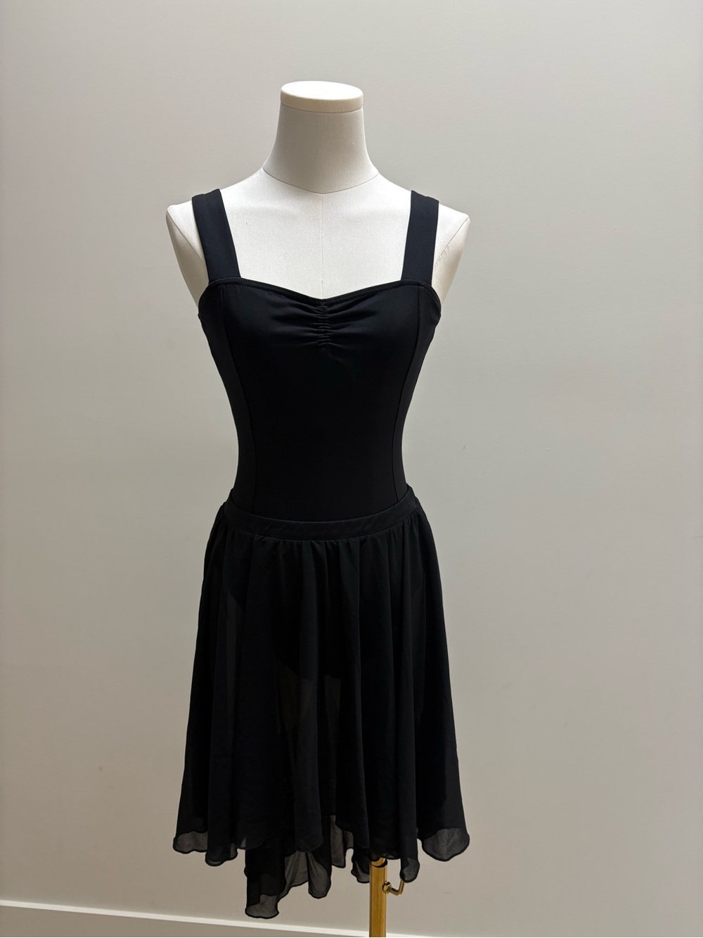 Black Leotard with Black Dance Skirt